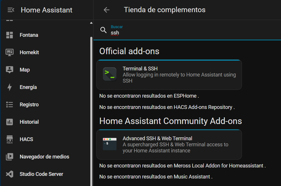 Complemento SSH